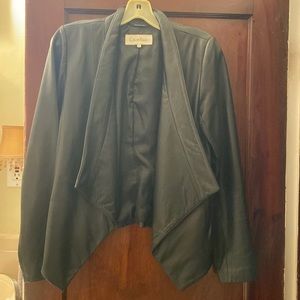 Calvin Klein 100% leather jacket